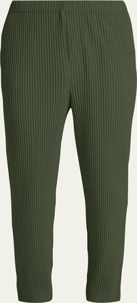 Homme Pliss&eacute; Issey Miyake Mens Pleats 2 Tapered Pull-On Pants