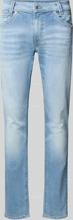 Pepe Jeans London Slim Taper Jeans aus Baumwoll-Mix Modell SPIKE in Hellblau, Gr&ouml;&szlig;e 30/32