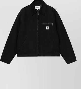 Carhartt Work in Progress detroit jacket long sleeves collared neck pocket