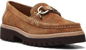 Donald J Pliner Helioci Moc Toe Loafer in Saddle at Nordstrom Rack, Size 7.5