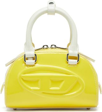 Diesel Mini 1DR Dome Faux Leather Bowling Bag in Yellow at Nordstrom
