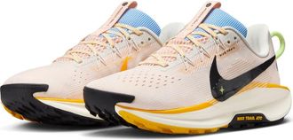 Nike ReactX Pegasus 5 Trail Running Shoe in Phantom/Black/Coral at Nordstrom, Size 12