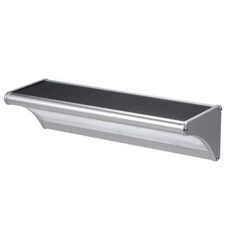 OEM Aplique Solar De Pared Con Detector De Movimiento Por Radar, Resistente Al Agua, Carcasa De Aleaci&oacute;n De Aluminio (negro)