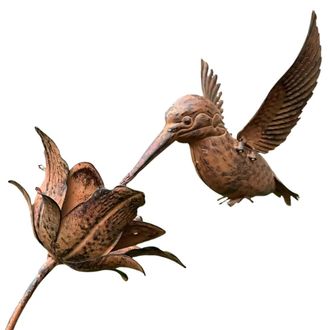 OEM Escultura &Uacute;nica De Colibr&iacute; De Metal, Escultura Art&iacute;stica