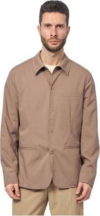 A|X Armani Exchange Hombre, Chaquetas, Marr&oacute;n, Talla: S