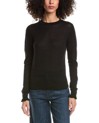 3.1 Phillip Lim Faux Layered Wool & Silk-Blend Sweater