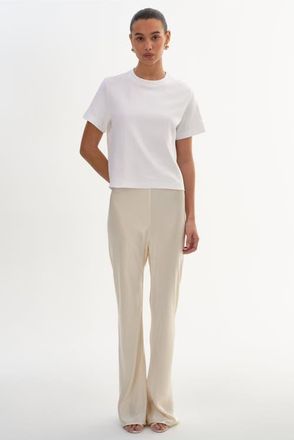 LaMarque Emile | Pull-on Satin Pants in Cream at Nordstrom, Size Xx-Small