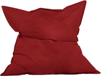 Concept Usine Puf rectangular de exterior XXL 180x140cm rojo