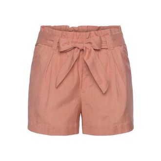 Lascana Short in paperbag-stijl van linnenmix (Met een bindceintuur)