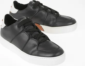 Ermenegildo Zegna COUTURE Leather Sneakers TIZIANO Ermenegildo Zegna