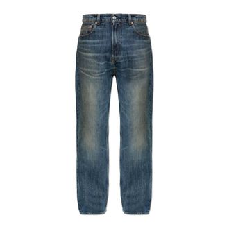 Our Legacy Straight Jeans, male, Blue, Size: W33 0-Rocker Storm Wash