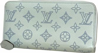 Louis Vuitton Mint Blue Long Wallet (Bi-Fold) (Pre-Owned)