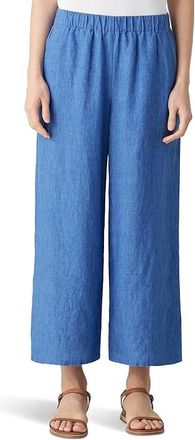 Eileen Fisher Wide Leg Pants Womens Casual Pants Ultramarine : XL 25, Lyocell/Tencel