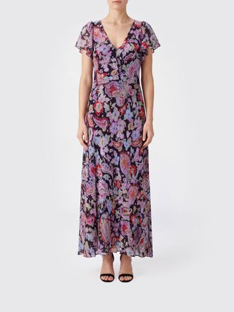Rixo London Printed Viscose Long Dress