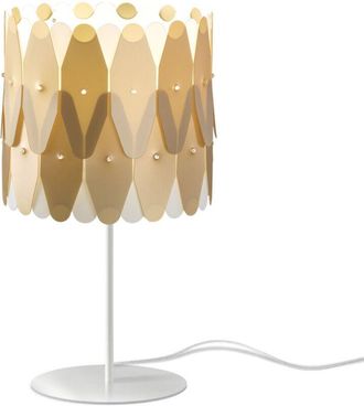 Linea Zero Lampada Da Scrivania Moderna Amanda Polilux New Gold E Metallo 1 Luce E27