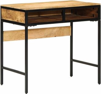 vidaXL Scrivania Marrone 80 x 50 x 75 cm legno massello di mango - Vidaxl