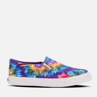 Lamofootwear Womens Classic Piper Exotic Slip-On Shoe In Tie Dye