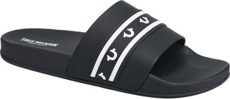 True Religion Snoop Colorblock Logo Pool Slide in Black at Nordstrom, Size 11