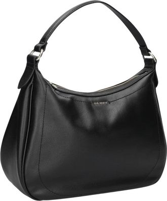 Ted Baker Lyshia Webbing Strap Grote Leren Hobo Tas - Dames - Schoudertassen - Zwart - ONE Size - Katoen - Tassen