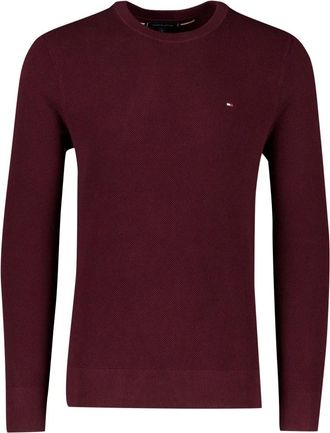 Tommy Hilfiger Heren, Truien, Rood, Maat: 2XL Katoen