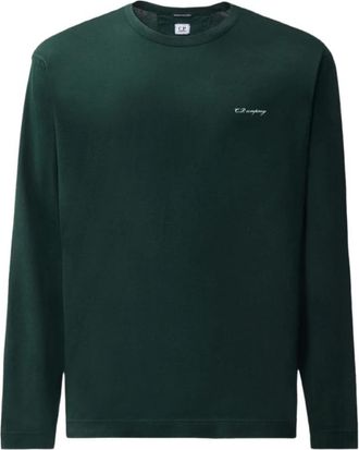 C.P. Company Hombre, Camisetas, Verde, Talla: L