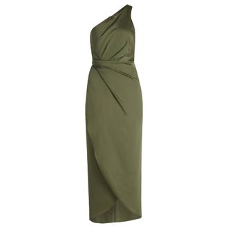 Vera Mont Maxi Avondjurk - Dames - Jurken - Groen - Maat: XL Leer