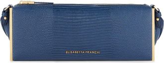 Elisabetta Franchi Dames, Tassen, Blauw, Maat: ONE Size Leer