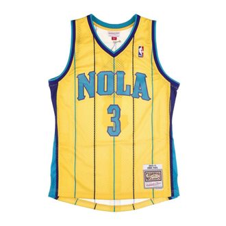 Mitchell & Ness Sportswear, male, Yellow, Size: S Chris Paul Basketball Tank Top