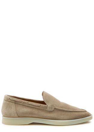 Aur&eacute;lien Yacht Suede Loafers - Grey - 45 (IT45 / UK11)