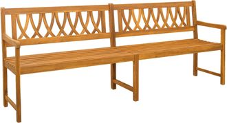 vidaXL Banco De Exterior 2 -plazas 220 X 56 X 90 Cm Vidaxl