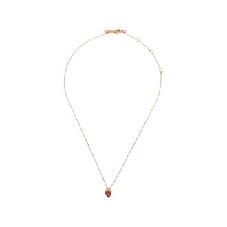 Kate Spade New York Strawberry-pendant Crystal-embellished Necklace