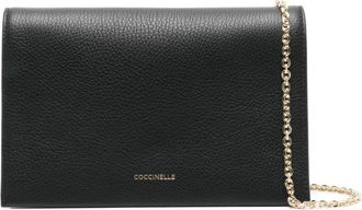 Coccinelle Cross Body Bags, female, Black, ONE SIZE, Grained Leather Crossbody Bag