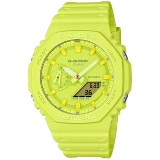 Casio G-shock Unisex Gele Horloge GA-2100-9A9ER