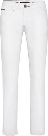 Philipp Plein Slim-fit Jeans - Heren - Slim Fit Jeans - Wit - W29 - Jeans
