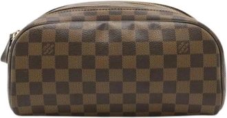 Louis Vuitton Pre-owned Canvas Pouch - Dames - Vintage Mini Tas - Bruin - ONE Size - Vintage