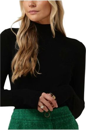 Minus Dames, Truien, Zwart, Maat: L Viscose