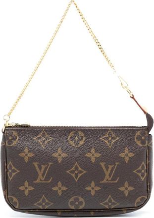 Louis Vuitton Pre-owned Mini Bags, female, Brown, Size: ONE SIZE Pre-owned Chain Handle Bag