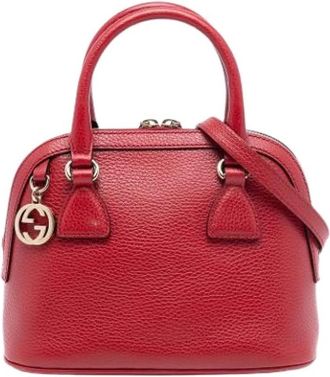 Gucci Borsa Satchel Pre-owned - - Pre-owned - Donna - Rosso - ONE SIZE
