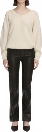 Frame Denim Le Sleek Straight Jean In Mood Ring Coated