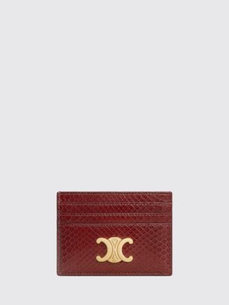 Celine Wallet Woman color Wine