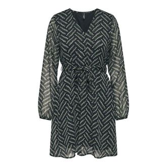 Only Bedrukte korte jurk, te strikken