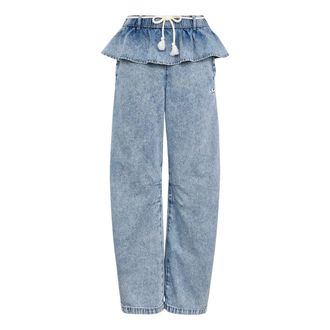 adidas (WMNS) adidas 2IN1 Pants Asia Sizing Blue KT3051