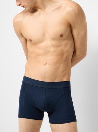 Jack & Jones Mens 3 comfortable solid stretch trunk Organic cotton