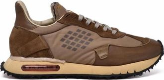 Bepositive Space Race Sneakers - Heren - Sneakers - Bruin - 43 EU - Leer - Schoenen