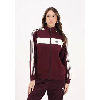 adidas Dames, Sweatshirts & Hoodies, Rood, Maat: XS Katoen