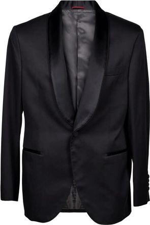 Brunello Cucinelli Black Silk Tuxedo Jacket, Brand Size 48 (US Size 38)