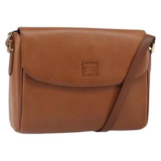 Burberry Pre-owned Cross Body Bags, female, Brown, Size: ONE SIZE Pre-owned Vintage Shoulder Bag