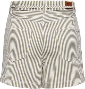 Only Gestreepte short met riem
