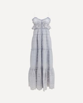 Isabel Marant Abito lungo Paule con ruches Woman 36