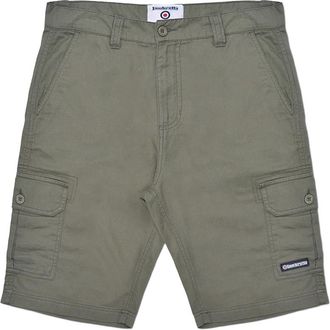 Lambretta Heren SS24 Cargo Shorts (Khaki Groen)